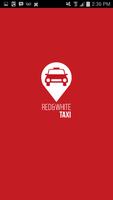 Red & White Taxi APP Plakat