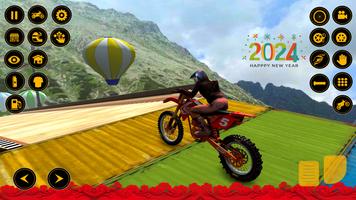 3D Stunt Bike Racing Game poster