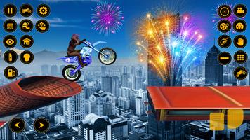 3D Stunt Bike Racing Game capture d'écran 1