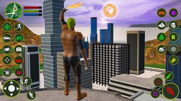 Flying Super Hero Rescue City capture d'écran 1