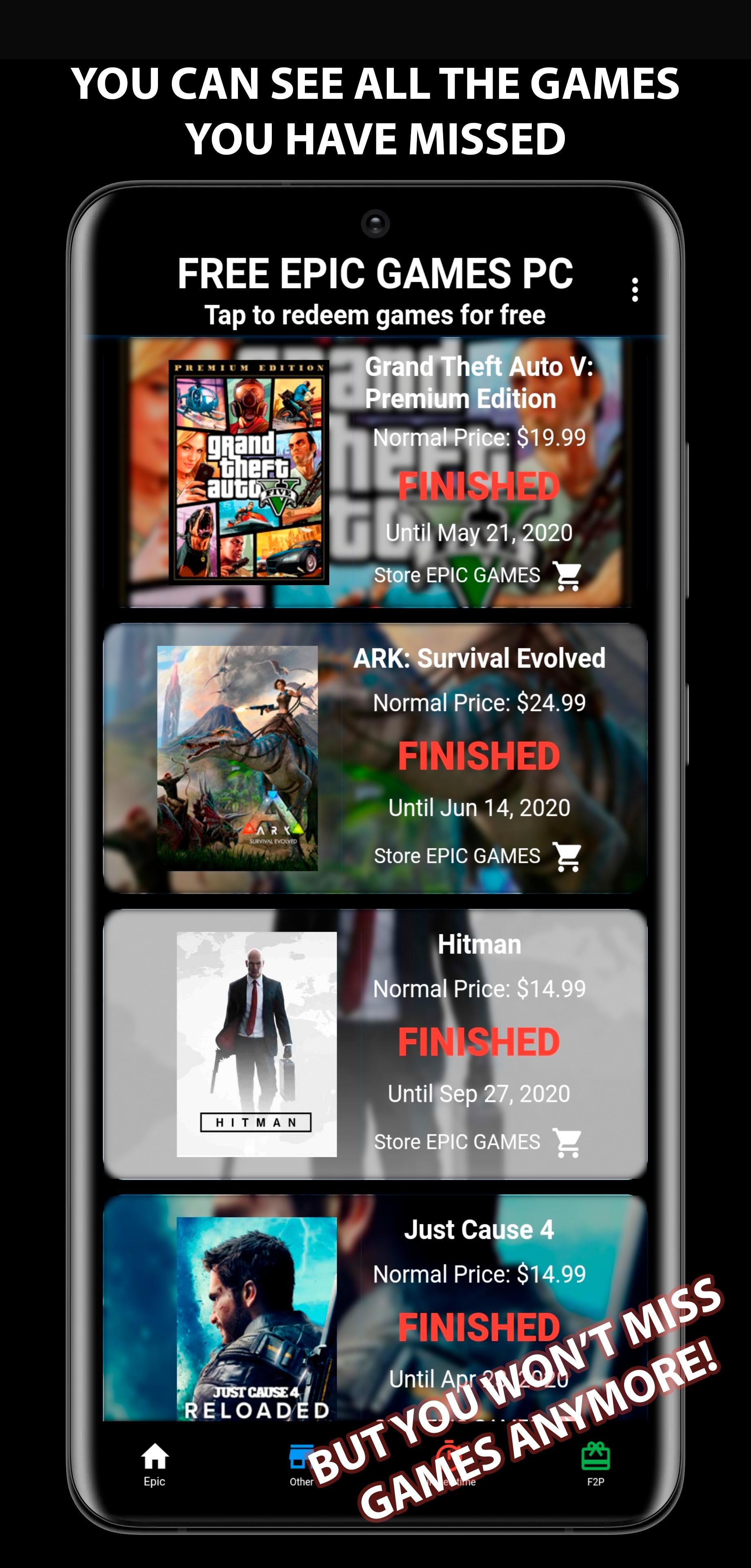 Android용 Epic PC Games Radar, EpicGames APK 다운로드