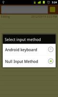Null Input Method poster