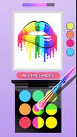 Poster Kit trucco - Mescola i colori