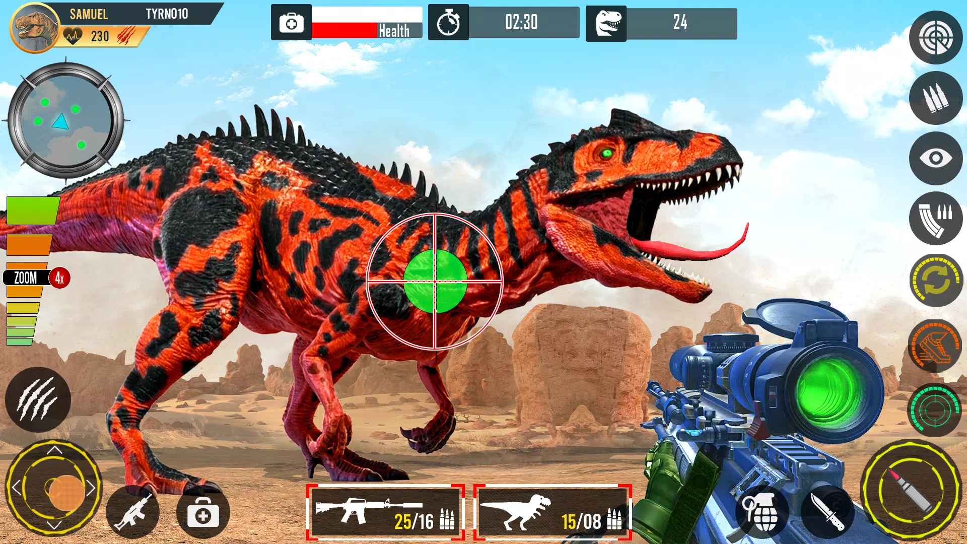 Download do APK de Caça ao Dinossauro Real Dino para Android