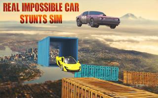 Real Impossible Car Stunts Sim پوسٹر