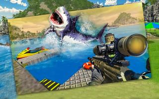 Real Whale Shark Hunting Games 截图 1