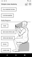 Simple Lines Anatomy पोस्टर