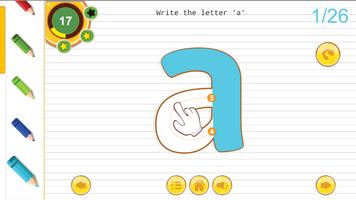 ABC Learning Book : Trace, Learn Alphabets by Hand 截圖 1