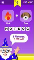 WordWhiz: Fun Word Games, Offline Brain Game Affiche