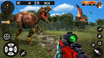 디노 헌터 동물원 공룡 게임 포스터