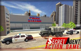 Secret Agent Action: Prison Escape Spy Game Affiche