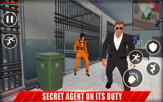 Secret Agent Action: Prison Escape Spy Game capture d'écran 1