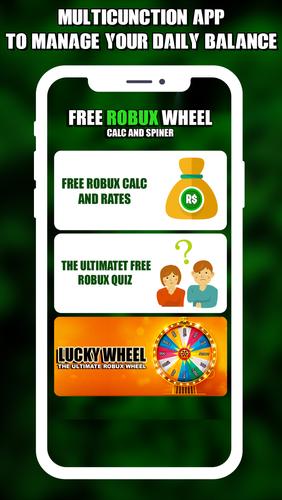 Robux 2020 Free Robux Spin Wheel For Robloxs For Android Apk Download - free robux calc and spin wheel free android app appbrain