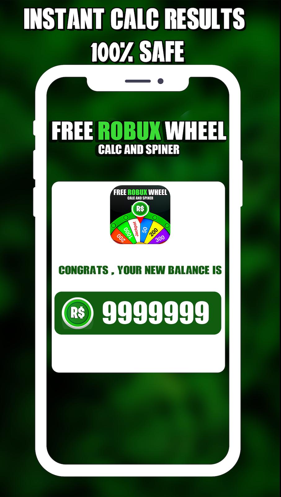 Robux 2020 Free Robux Spin Wheel For Robloxs For Android Apk