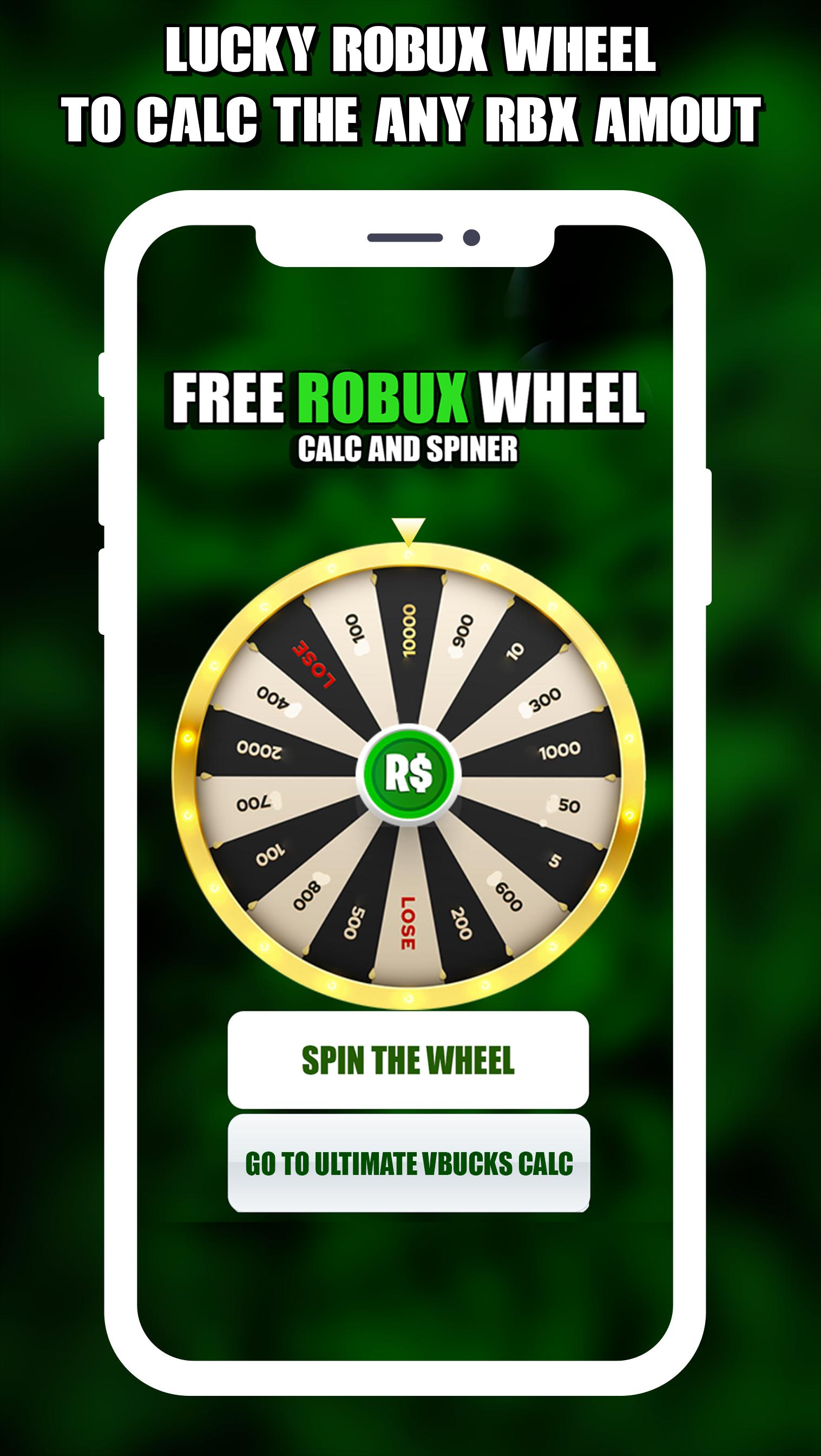 Robux 2020 Free Robux Spin Wheel For Robloxs For Android Apk - robux spin