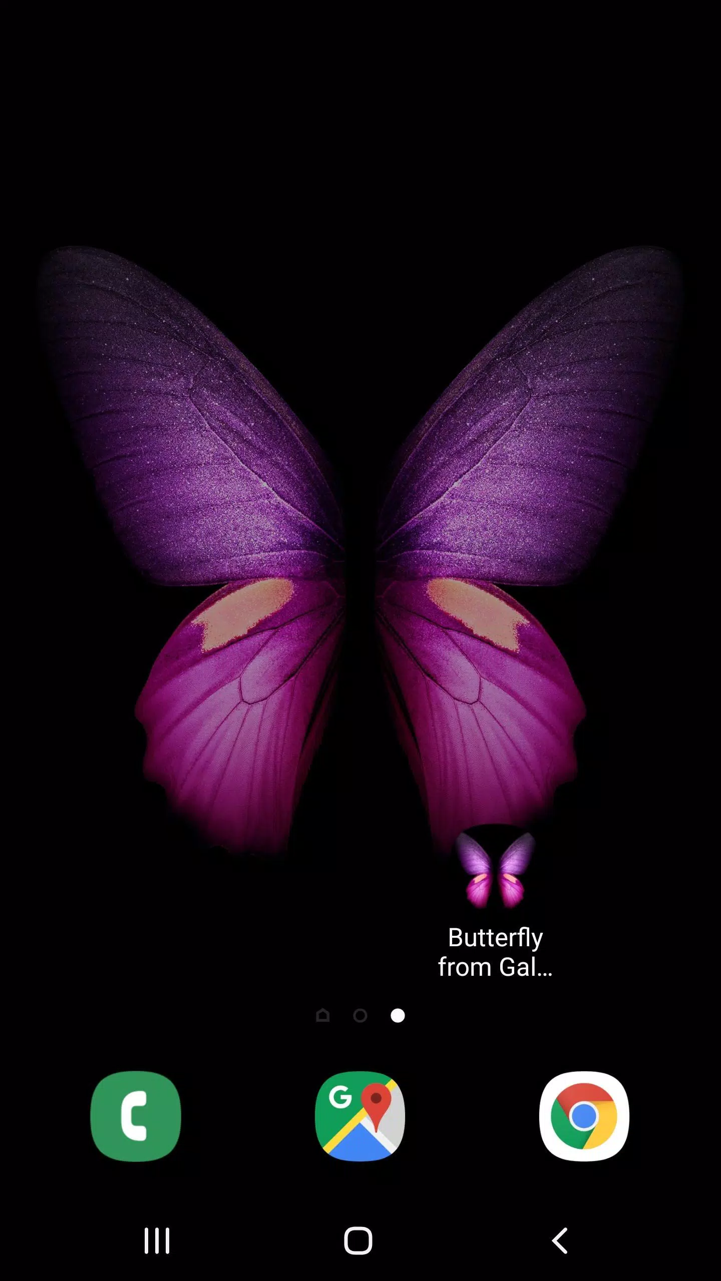 Tải xuống APK Butterfly from Galaxy Fold Wallpaper cho Android