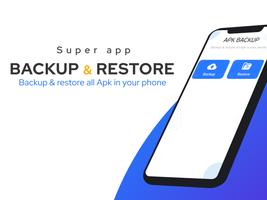 APK Installer - Super app backup - Restore files Cartaz