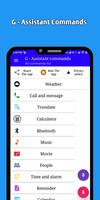 G-Assistant commands الملصق