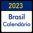 Brasil Calendário 2023 biểu tượng