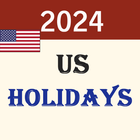 US Holidays 2024 ไอคอน