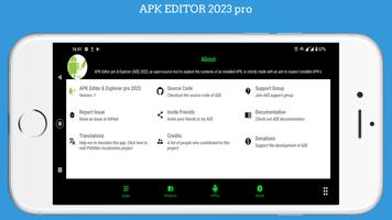 برنامه‌نما APK Editor 2023 pro عکس از صفحه