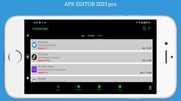 برنامه‌نما APK Editor 2023 pro عکس از صفحه