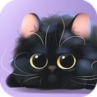 Fluffy Meow Live Wallpaper icône