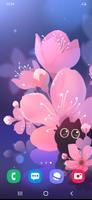 Sakura Neko Live Wallpaper poster
