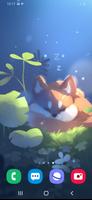 Sleepy Fox Live Wallpaper تصوير الشاشة 1