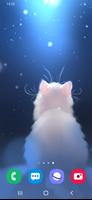 Snow Kitten Live Wallpaper capture d'écran 1
