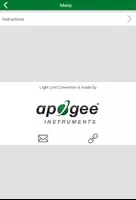 برنامه‌نما Light Unit Converter عکس از صفحه