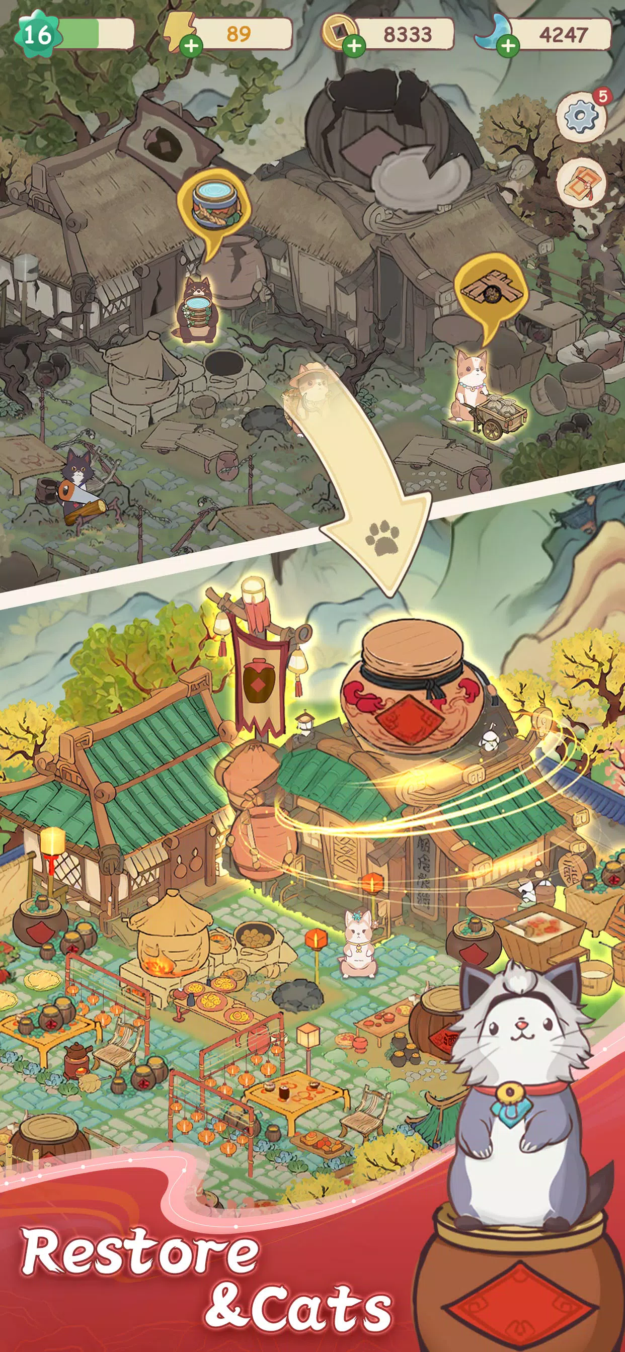 Dream Xanadu: Cats Blast Saga