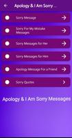 Apology & I Am Sorry Messages ภาพหน้าจอ 1