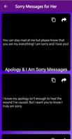Apology & I Am Sorry Messages ภาพหน้าจอ 2