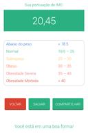 IMC Calcular Peso Ideal imagem de tela 2