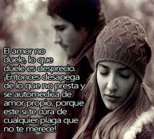Frases Tristes Desamor decepción  y ruptura d Amor poster