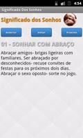 Significado Dos Sonhos Grátis تصوير الشاشة 1