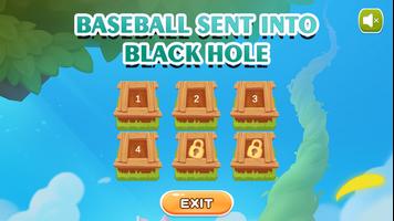 Baseball Sent Into Black Hole Affiche