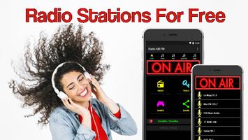 Radio FM, Live News, Best  Music Stations AM poster