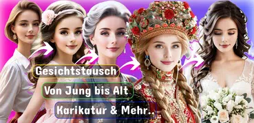 FaceSwap: Alterung & CartoonMe