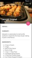 Takoyaki Recipe capture d'écran 3