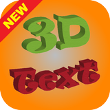 3D Text Maker - 3D Text On Pic আইকন
