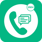 2nd Line Second Phone number biểu tượng