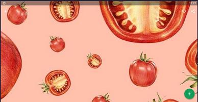 Papier peint à motif de tomate capture d'écran 3