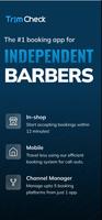 TrimCheck: Barber Booking App постер