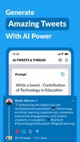 AI Tweet Writer - Generator скриншот 1