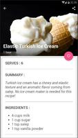 Turkish Ice Cream Recipe Plakat