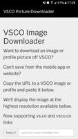 VSCO Picture Downloader Affiche