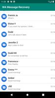 Wa Message Recovery capture d'écran 1