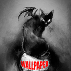 Black Cat Gothic Wallpapers icône